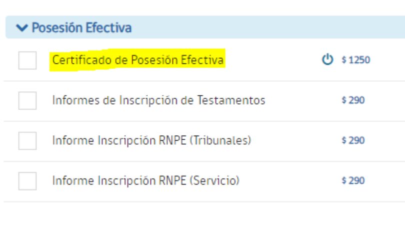consultar estado de posesión efectiva